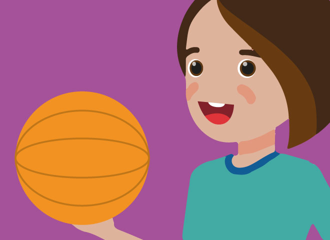 Illustration of an Ysgol Trefonnen pupil